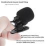 Mini Omnidirectional Metal Lavalier Microphone 3.5mm Wired Tie Clip Mic Adapter Image 2