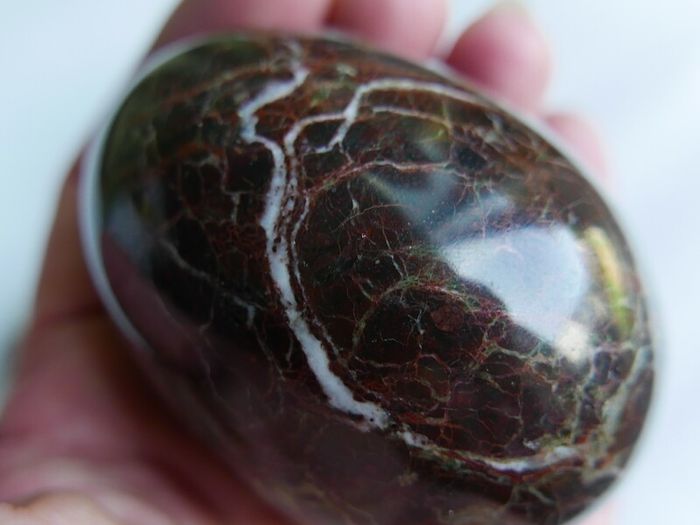Vintage Polished Marble Onyx Stone Eggs X 3