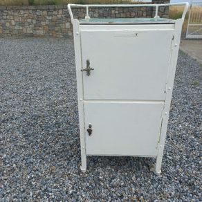 Vintage Bedside Locker/Hospital locker antique