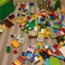 5kg Huge LEGO Duplo Bulk Lot with 2 Storage Boxes & Large Baseplate Image 2