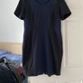 navy and black dress Image 2