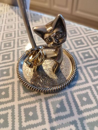 Ring Holder Silver Plated