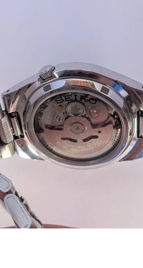 Seiko 5 Automatic 21 Jewels Black Dial Stainless Steel Watch SNK623