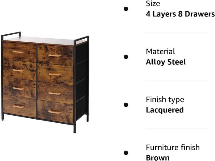 Chest Of Drawers Rustic Brown For Sale in Dublin 1, Dublin from One ...