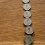 Threepence Coins x 40 Image 3