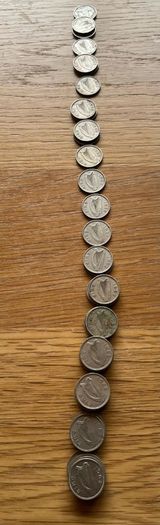 Threepence Coins x 40