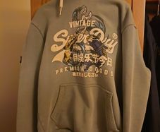Japanese Vintage Logo Graphic Hoodie Superdry