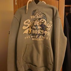 Japanese Vintage Logo Graphic Hoodie Superdry