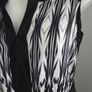 Worn once, like new. Size 14 Black and Cream sleeveless, collared dress from Star by Julien McDonald Image 2