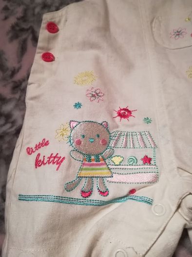 adams baby 2 Piece Outfit, Linen dungaree,s and top set,