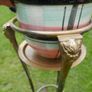 Antique Heavy Brass Plant Stand Image 3
