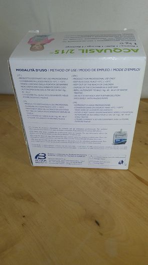 AcquaSIL 2/15 liquid polyphosphate refill pouch for limescale prevention and designed exclusively for the MiniDue product range