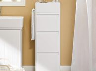 main image for ad Bathroom cabinet white with towel rail modern elegant  design