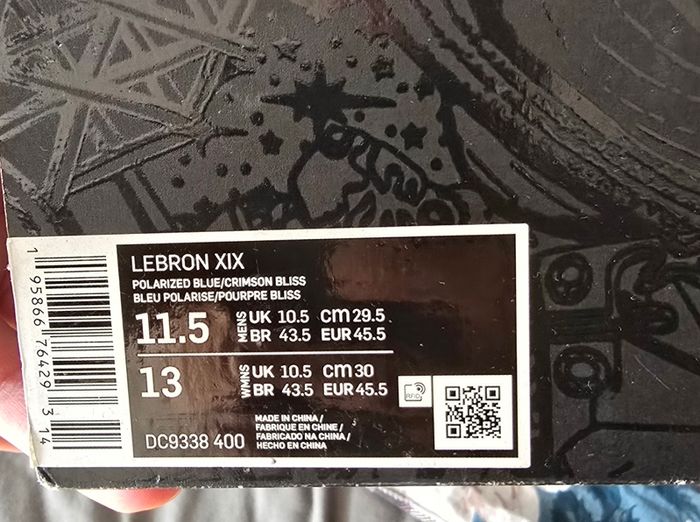 Nike LeBron 19 XIX Christmas Blue Aqua Basketball
