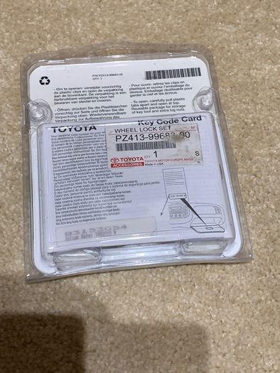 Wheel lock set Toyota