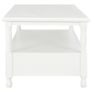 Coffee Table White 100x55x45 cm Wood Image 5