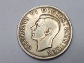 United Kingdom King George VI Half Crown 1948 Coin - British Pre-Decimal Currency