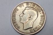 United Kingdom King George VI Half Crown 1948 Coin - British Pre-Decimal Currency