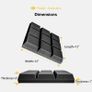 12 Pack - Acoustic Foam Panels, 2" X 12" X 12" Mushroom Studio Wedge Tiles, Sound Panels Wedges Soundproof Sound Insulation Absorbing MULTIPLE DESIGNS AVAILABLE, SEE PHOTOS (FREE POSTAGE) Image 10