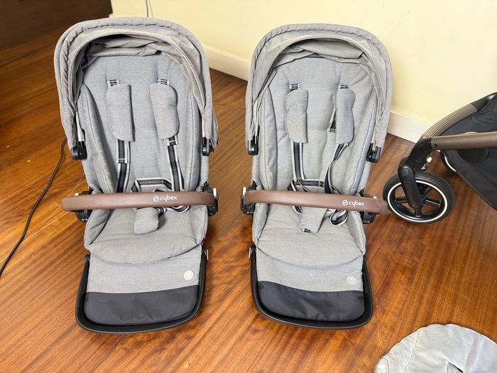 Cybex Gazelle S double pram twin buggy travel system
