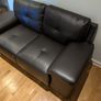Kansas Brown Leather 2 Seater Sofa Image 2