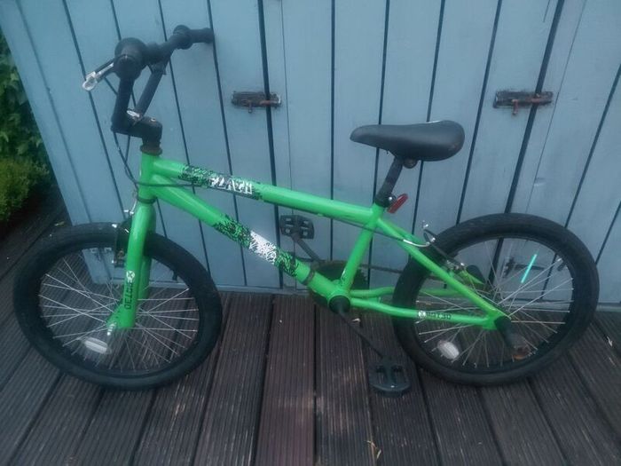 Green BMX bike for sale