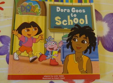 Dora the explorer goes to school book