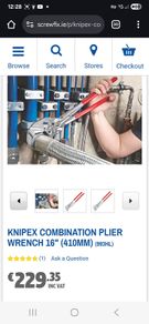 knipex 400m pipe wrench