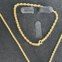 9ct gold chain set