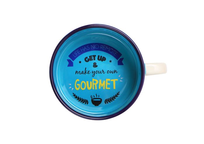Retro Blue Soup Mug Stonamel 360ml