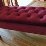 Velvet Bench  Wine/Burgundy Image 9