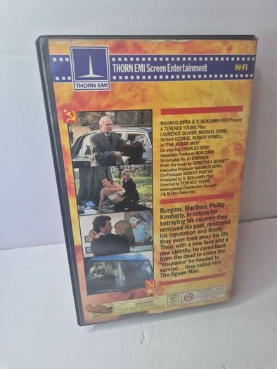 The Jigsaw Man (1984) VHS Thorn EMI Pre-Cert Big Box  Mould Free & Play Tested!