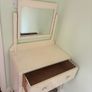 Vintage Painted Dressing Table / Chest of Drawers with Mirror Image 2
