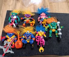 Vintage troll warriors figures bundle 90s