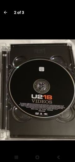 U2 18 videos dvd