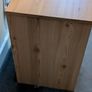3 drawer bedside locker pine effect Image 10