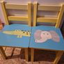 Kids table & chairs, jungle theme Image 3