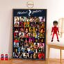 Wall Art Michael Jackson life history in pictures. .Unique design. A1 Gloss. Image 4