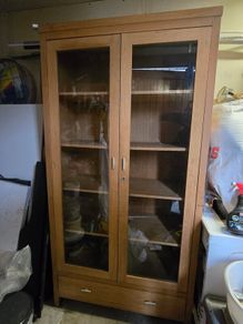 oak cabinet