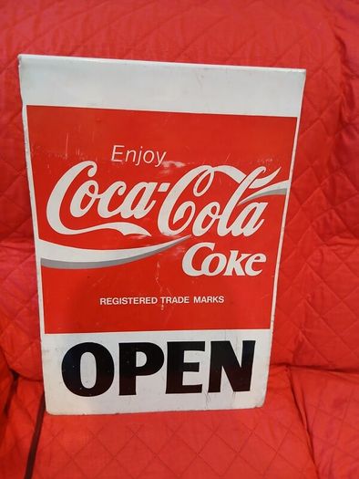 vintage coca cola sign