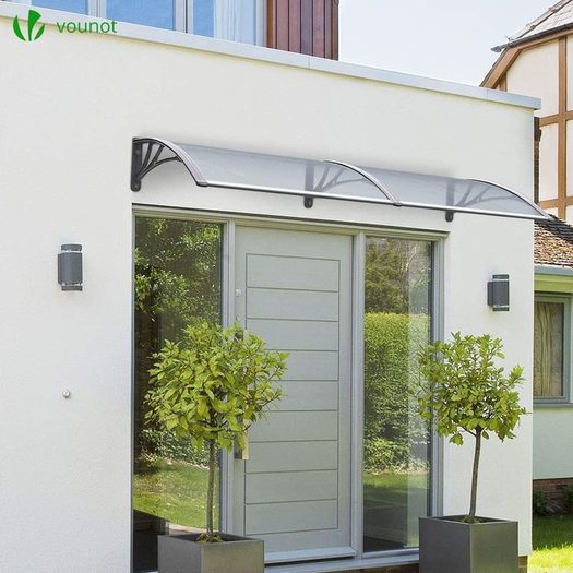 Front Door Canopy Outdoor Awning, Rain Shelter for Back Door, Porch, Window, 200 x 80 cm (FREE POSTAGE)