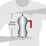 Alessi Pulcina Designer Stovetop 6 Cup Coffee Maker - Cast Aluminium Image 3