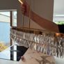 Glass crystal pendant light Image 4