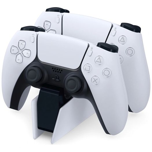Sony PS5 Controllers Black and White + Sony Charging Station