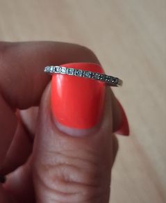 Silver ring size H1/2