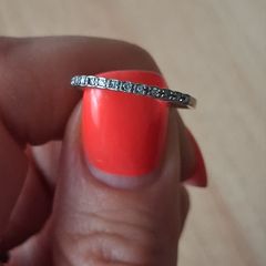 Silver ring size H1/2