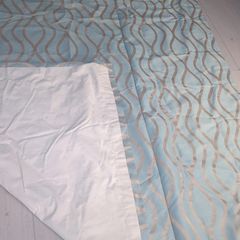 Curtains - bespoke taffeta silk eyelet curtains