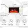 Wall Mounted Fireplace All in One with Downlights 32"/82cm Image 3