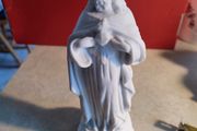 Rare French Holly Figurine Of Sacre Coeur De Jesus