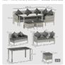 6 seater almost new rattan dining set Image 9
